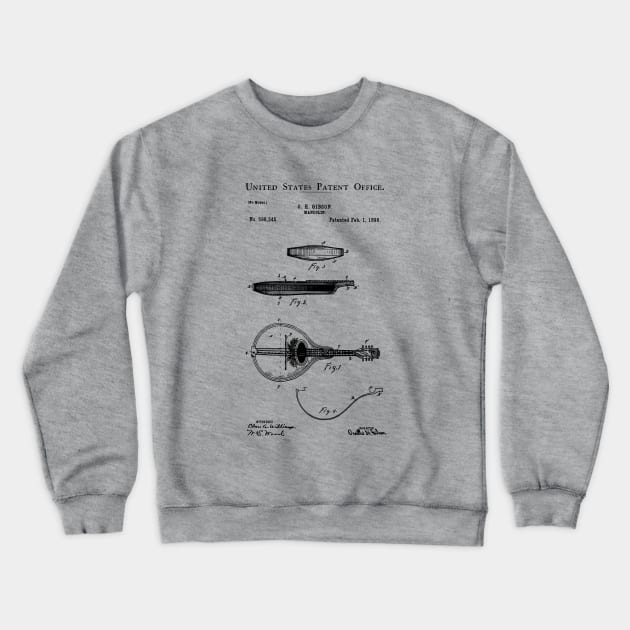 US Patent - Mandolin Crewneck Sweatshirt by Taylor'd Designs